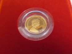 1980 Proof Half Sovereign in red case