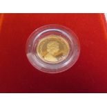 1980 Proof Half Sovereign in red case