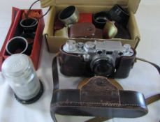 Leica DRP Wetzlar camera no 694872 and accessories