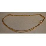 9ct gold chain, total approx weight 20.