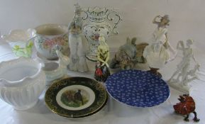 Selection of ceramics inc Spode & Lladro (af)