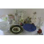 Selection of ceramics inc Spode & Lladro (af)