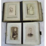 2 small Victorian photograph albums