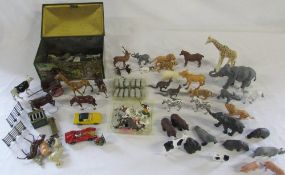 Assorted toy animals