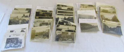 David N Robinson collection - approximately 100 Lincolnshire postcards relating to Louth Flood 1920