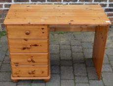 Pine desk / dressing table