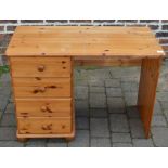 Pine desk / dressing table