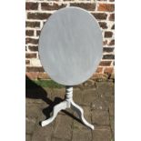 Painted Georgian tilt top occasional table