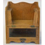 Oak smokers cabinet