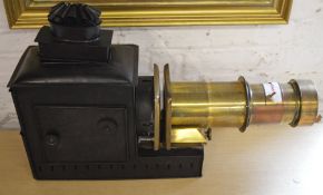 A magic lantern with Dallmeyer lens