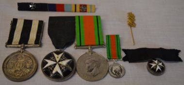 Small medal group attributed to 18909 Sgt J R Clifford, Cleethorpes & Dis Div No 5015,