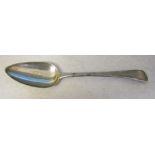 George III silver serving spoon London 1804 weight 1.