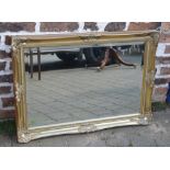 Ornate gilt wall mirror