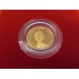 1980 Proof Half Sovereign in red case