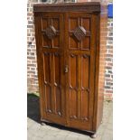 1920/30s oak wardrobe L 93 cm, H 189 cm,