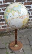 Reproduction Georgian globe on stand