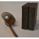 Underwood & Underwood travel library Vol 1 & 2 stereoscopic slides and a stereoscopic viewer