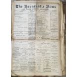 David N Robinson collection - Quantity of The Horncastle News from 1902 to 1907