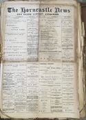 David N Robinson collection - Quantity of The Horncastle News from 1902 to 1907