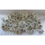 Selection of crested china inc Willow & Shelley (approximately 64 pieces)