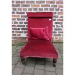 Victorian nursing chair