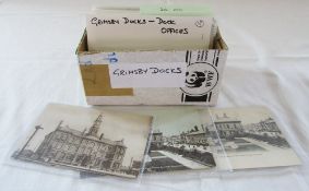 David N Robinson collection - approximately 120 Lincolnshire postcards relating to Grimsby Docks