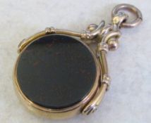 9ct gold swivel fob Chester 1900 total weight 10.