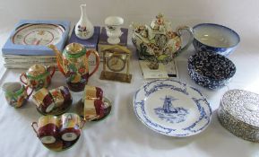 Various ceramics inc Wedgwood and Delft,