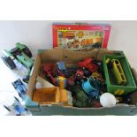 Various vintage toy cars,