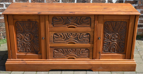 South African hand made sideboard