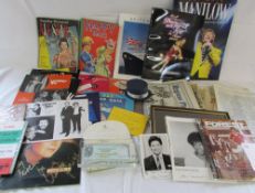 Selection of books, programmes and ephemera inc some signed such as Cannon & Ball,