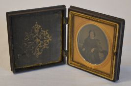 19th century thermoplastic photo frame / Union case