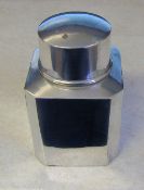 Small silver tea caddy / lidded pot, Birmingham 1897 weight 2.