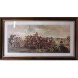 Framed print of 'Quatre Bras,