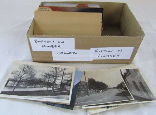 David N Robinson collection - approximately 150 Lincolnshire postcards relating to Barton on Humber,