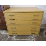 Melamine map drawers