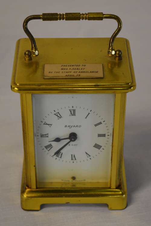 A French 'Beyard' 8 day carriage clock
