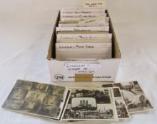 David N Robinson collection - approximately 480 Lincolnshire postcards relating to Lincoln Steep