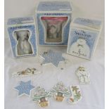 3 pieces of Royal Doulton 'The Snowman'