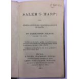 David N Robinson collection - 'Salem's Harp being Hyms & Poems on miscellaneous subjects' by