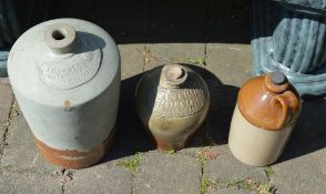 3 flagon's including Brigg,