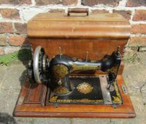 W Rushby of Louth sewing machine