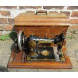 W Rushby of Louth sewing machine