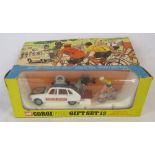 Corgi Toys gift set 13 Renault R16 Tour de France Paramount film unit (cyclist may be a