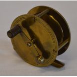 All brass drum fishing reel,