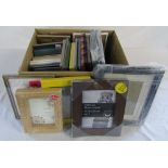 Selection of new and unused picture frames (in original shrink wrap)