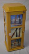 Lockable revolving watch strap cabinet full of trays of brand new replacement watch straps