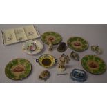 Various ceramics including Royal Doulton, Wade,