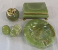 Selection of onyx inc table lighter,