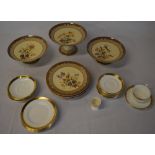 Various ceramics including Limoges GD cake stands / comports and plates (AF - some chipped) and